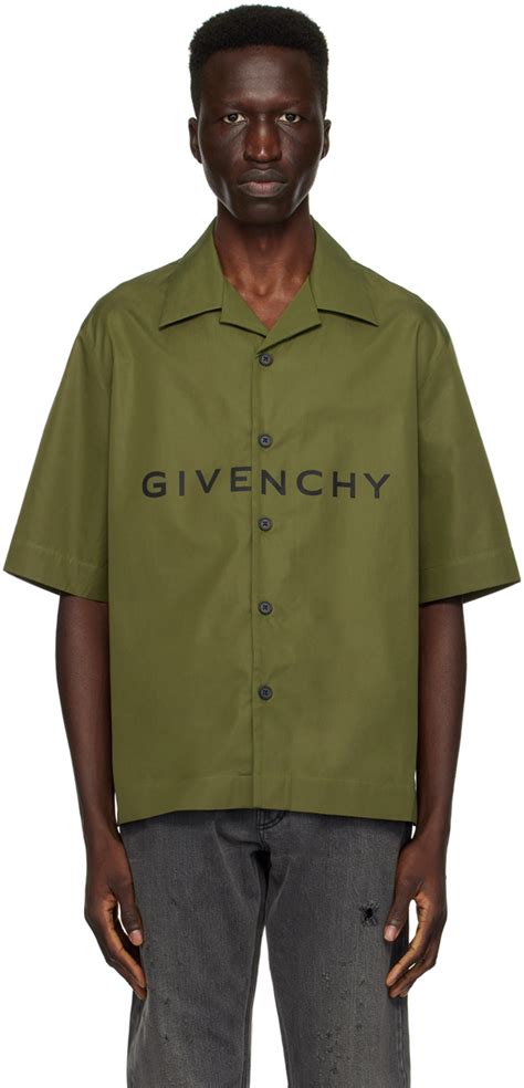 givenchy floral collar shirt|Boxy fit shirt in floral jacquard .